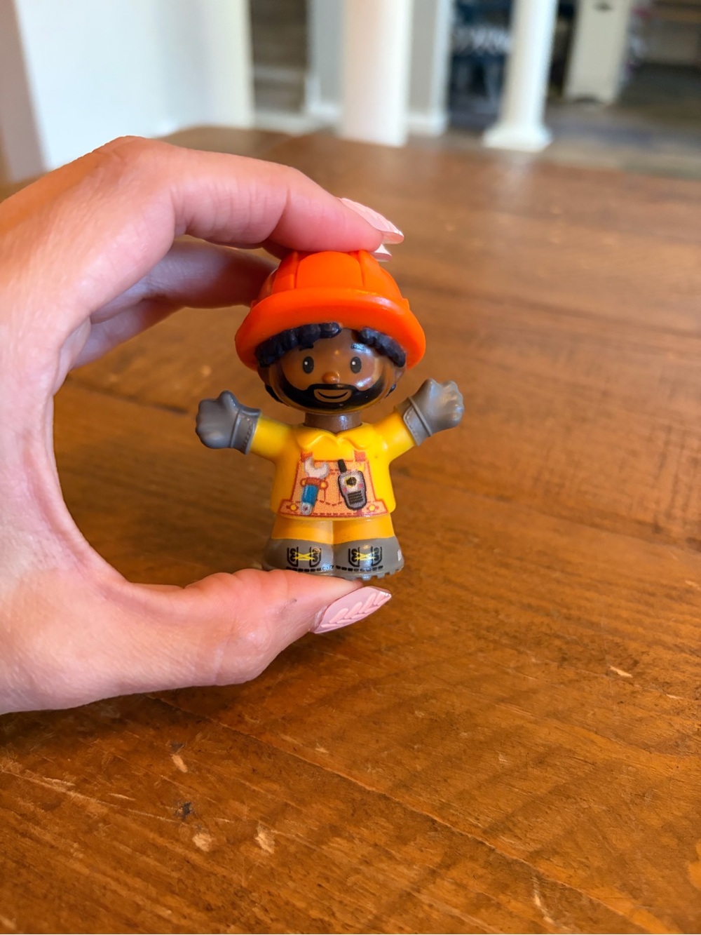 Fisher Price Little People construction worker as is